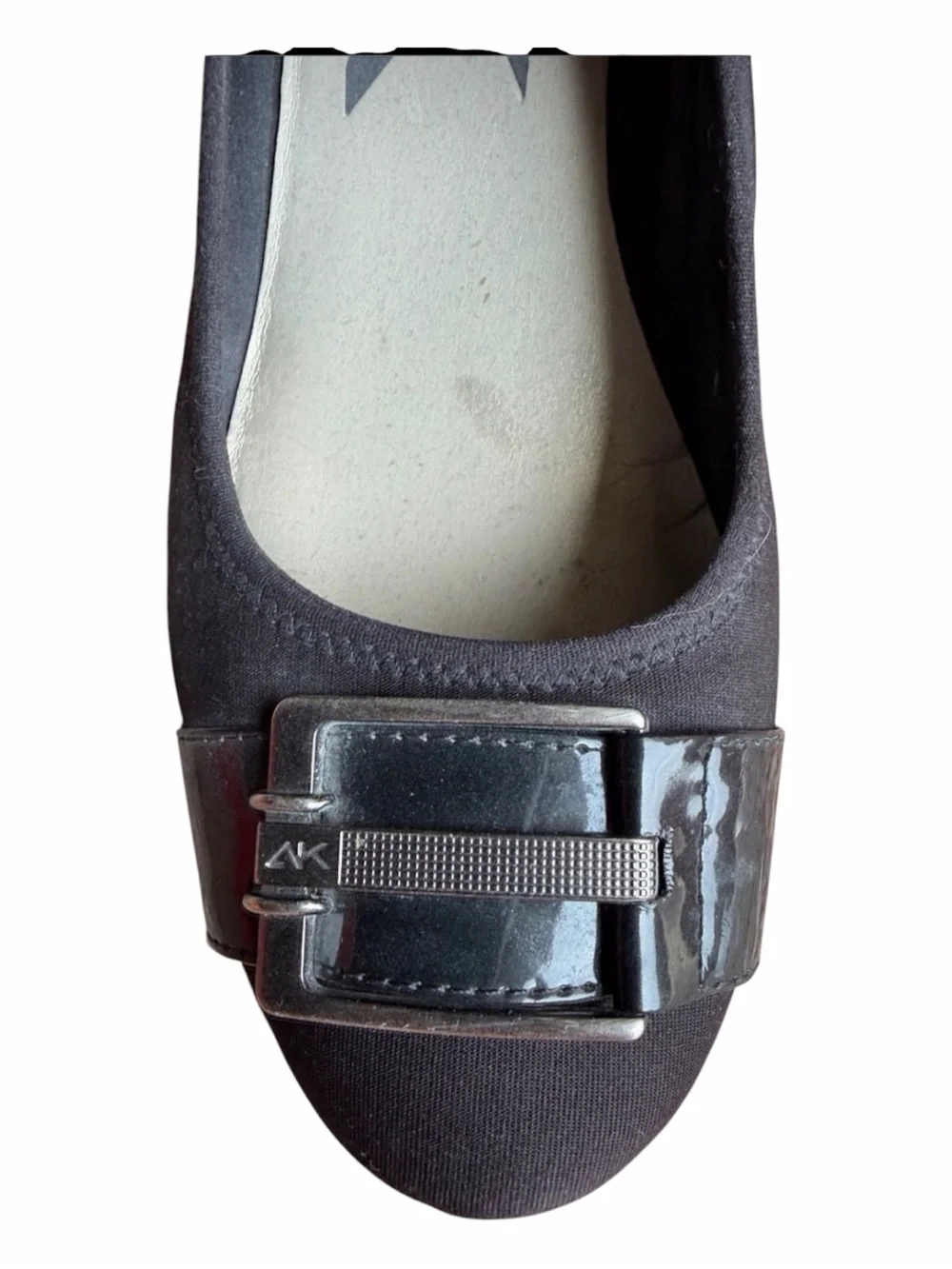 Anne Klein AK Sport Black Wedges 9.5M